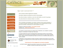 Tablet Screenshot of cavacs-france.com